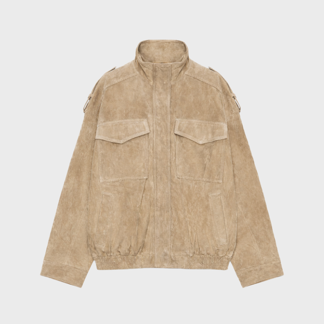OVERSIZE SUEDE JACKE