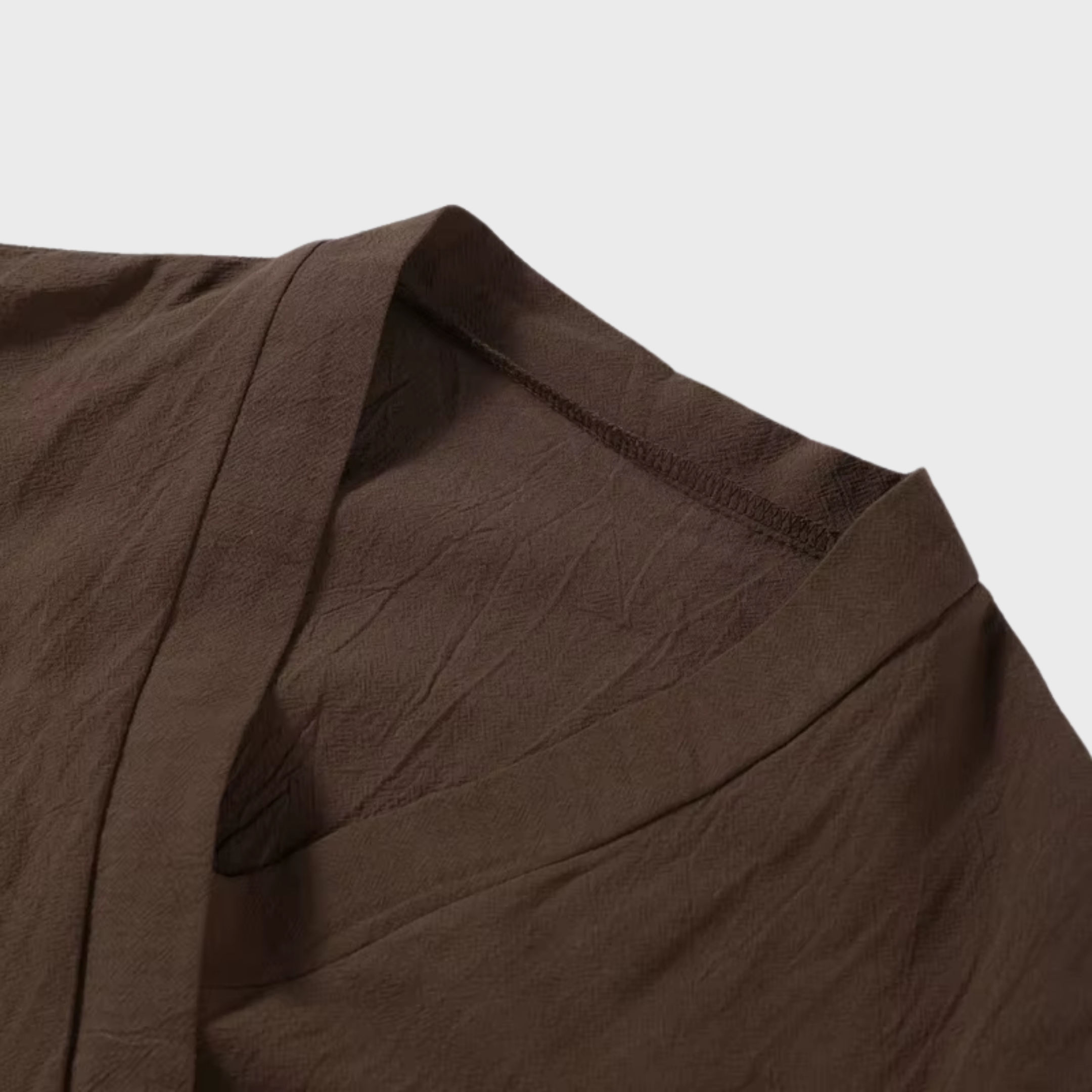 WICKELBLUSE MIT LANGEM ROCK