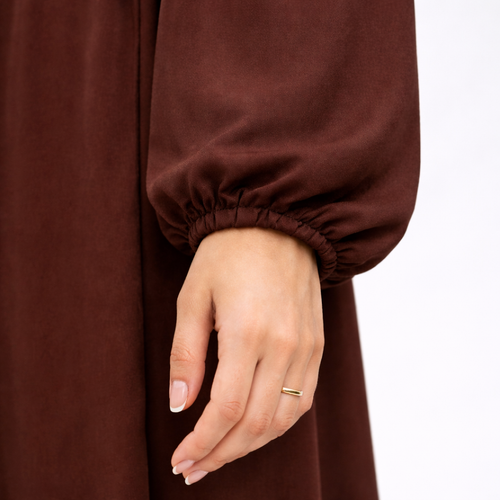 ABAYA MAXI-SET MIT BINDEGÜRTEL